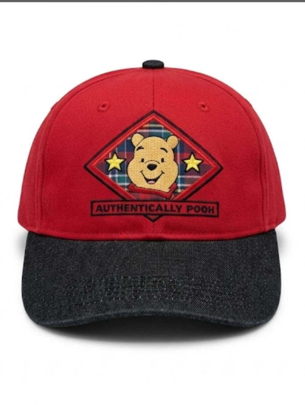 Disney Winnie the Pooh Authentically Pooh Vintage 90's Red Hat Women's OSFA